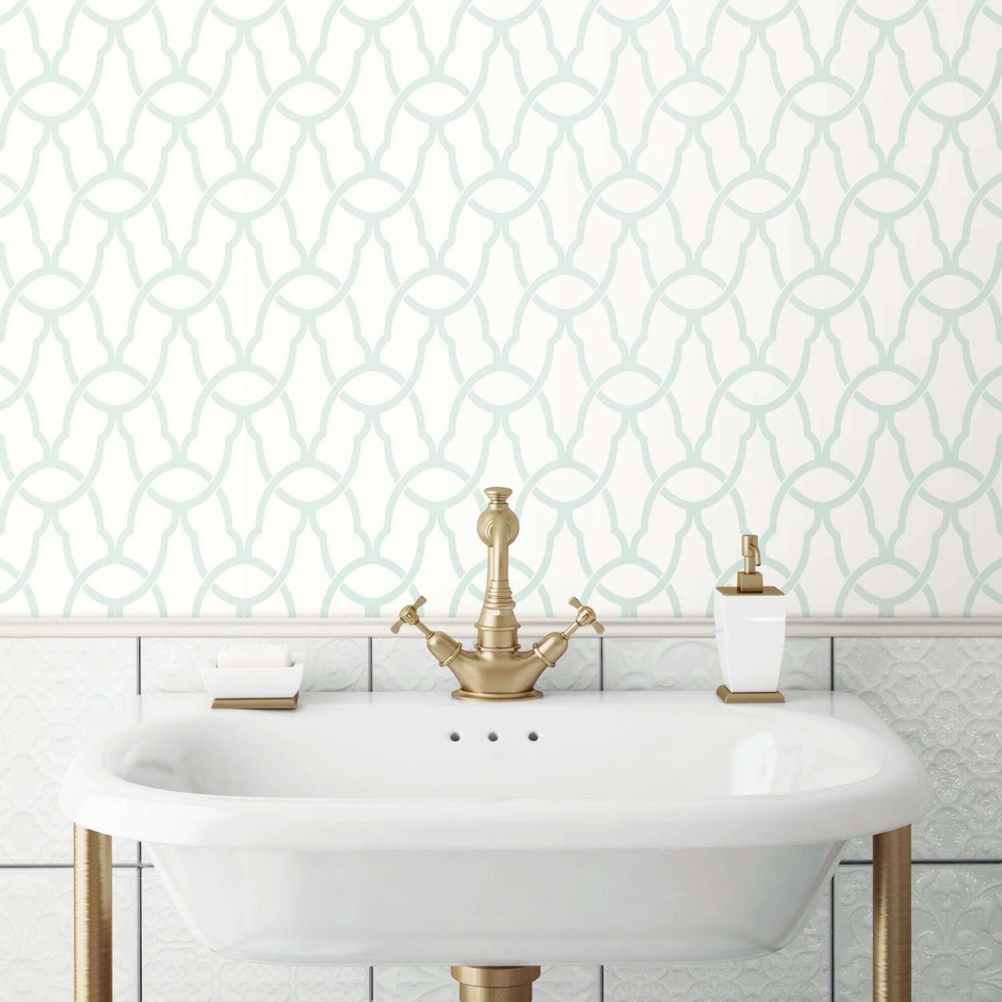 RoomMates Trellis Peel & Stick Wallpaper